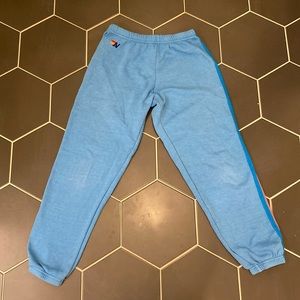 5 stripe Aviator Nation sweatpants